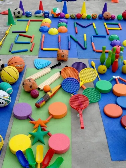 We bring the fun to you with a huge collection of props. Our equipment includes everything from sports gear and balance pods to cones and hurdles, ensuring every session is a new experience.
