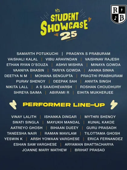 The performer line-up is out. Meet the incredible students who will be taking the stage at Showcase '25.