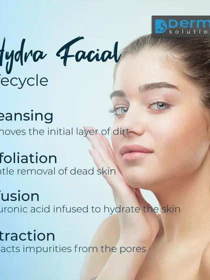 Understand the four key stages of a HydraFacial: cleansing, exfoliation, extraction of impurities, and infusion of hyaluronic acid. This lifecycle is what makes the treatment so effective for skin health.