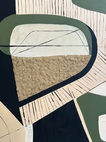 Another detail shot highlighting the section made from a recycled egg carton. It creates a wonderful, rough texture that you wouldn't expect.