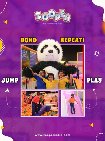 Jump, play, bond, and repeat. My school trips are packed with activities, from meeting the mascot to diving in the ball pit and sliding down.