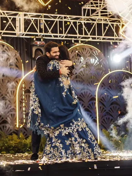 That post performance hug says it all. The feeling of joy and accomplishment after nailing your dance is something we love seeing in our couples.