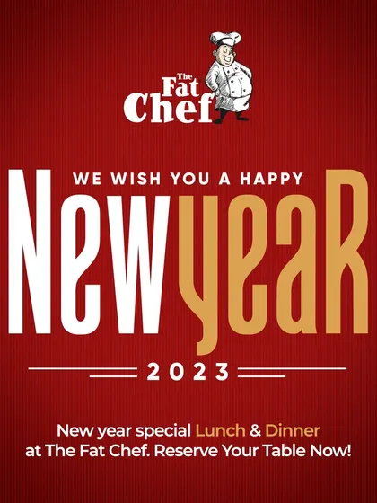 We wish you a Happy New Year. An invitation to our special lunch and dinner to start the year with savory delights.