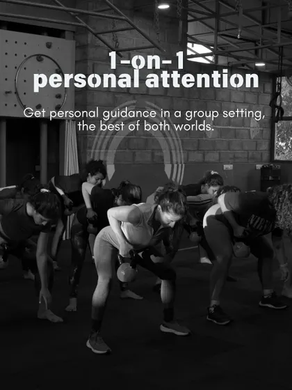 Expect 1-on-1 personal attention. You get personal guidance in a group setting, the best of both worlds.