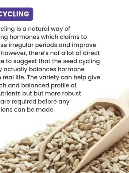 An explanation of seed cycling and why it may not be the magic bullet for PCOS hormone regulation.
