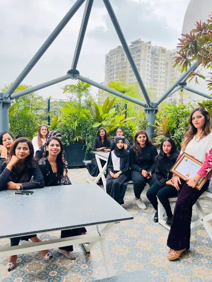 My students from the second batch, all ready to take on the world with their new henna skills.
