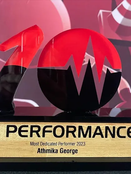 The award for the Most Dedicated Performer of 2023. Consistency and dedication are the keys to success, and I make sure to recognize it.