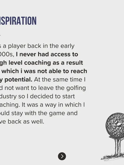 My journey with data started with Excel sheets and has evolved through multiple software systems to Upgame. This belief in performance statistics helps our students make their practice more effective by targeting weaknesses, not just blindly hitting balls. My vision is for every junior golfer in India to use a unified data platform to shorten their learning curve.