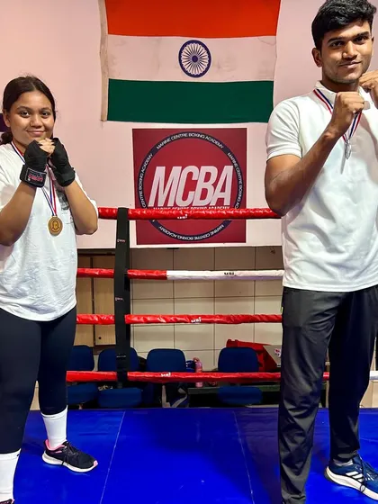 More victories for the team. Vaishnavi Lokare won Gold and Malhar Bhosale secured Silver at the Inter-Collegiate Boxing Tournament for Mumbai University. They are setting a great example for younger boxers.
