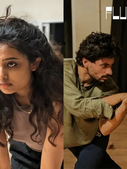 The intense, focused expressions of our dancers as they embody their characters during a production rehearsal.