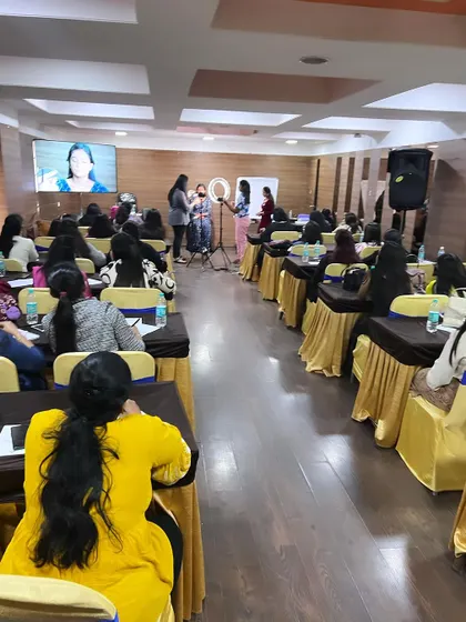 A wide shot of our Bangalore masterclass. It's amazing to bring so many passionate learners together in one room.