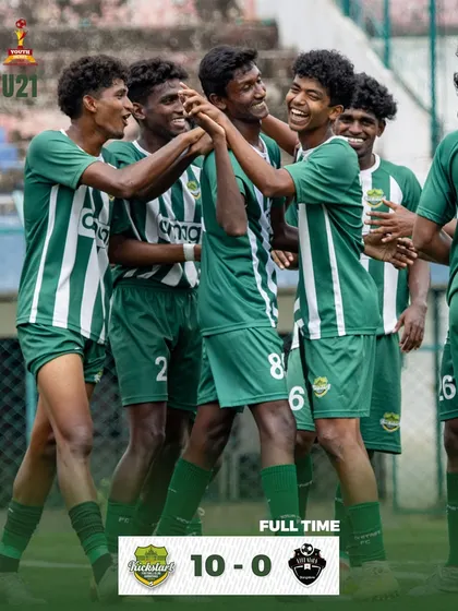 A perfect 10-0 victory for our U-21 team, with striker Suhail scoring a brilliant hat-trick. This result reflects our dominance and clinical finishing in the Youth Premier League.