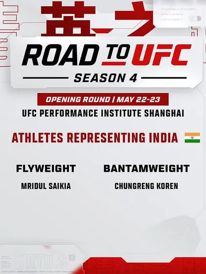 It's official. Two of India's top prospects, Chungreng Koren and Mridul Saikia, will be representing the country at the Road To UFC.