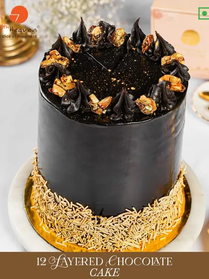 For the ultimate chocolate lover, we present our 12 Layered Chocolate Cake. Each layer is a journey of rich, decadent chocolate, creating an intense and unforgettable dessert experience.
