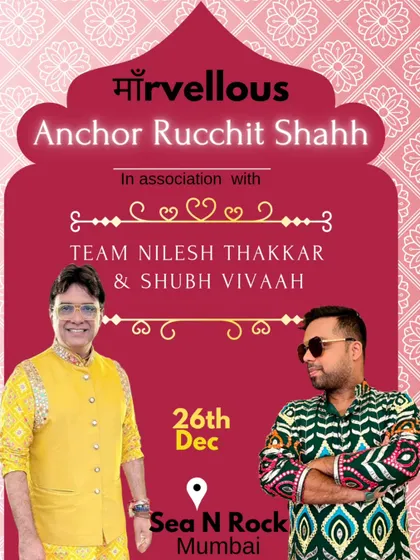 All set to join hearts soulfully with the legendary Nilesh Thakkar and his Shubha Vivaah team.