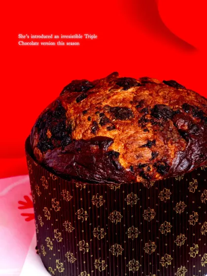 I've introduced an irresistible Triple Chocolate version of the classic Panettone this season.