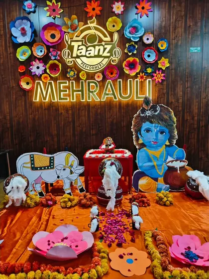 Our academy decorated for Janmashtami celebrations. We embrace all festivals with enthusiasm, creating a vibrant and culturally rich environment for our students.