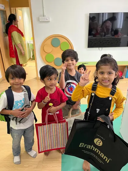 We prepare children for the real world with essential life skills. This gallery shows our Market Day, where kids learn about shopping and transactions, and important workshops on dental hygiene and personal safety, all taught in an engaging, age-appropriate manner.