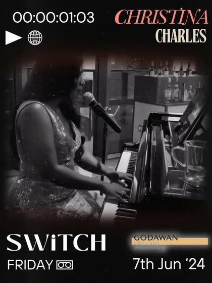 Announcing a SWITCH night with the talented pianist and vocalist Christina Charles. Her sets bring a touch of classic jazz and pop elegance.