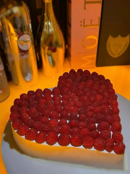 Big Birthday Love. I always wanted a heart-shaped cake for my birthday, and this year I finally made it happen. Layers of vanilla milk cake, white chocolate ganache, raspberry compote, and fresh mangoes.