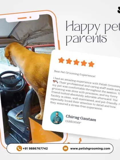 Nothing makes me happier than a satisfied pet parent! This review highlights the clean, well-maintained, and pet-friendly facility I've built to ensure a stress-free experience for everyone.
