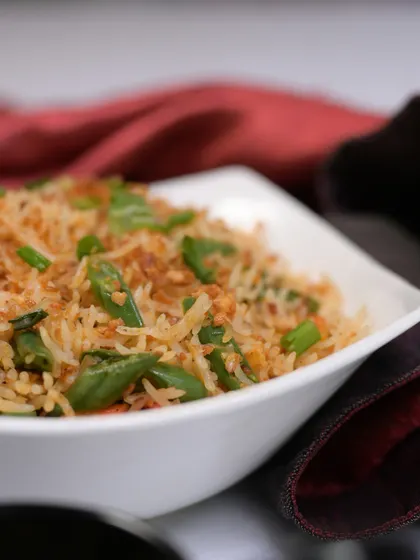 My Burnt Garlic Fried Rice is an irresistible and beloved dish. Garlic is a superfood, and I offer delicious preparations to give you its health benefits.
