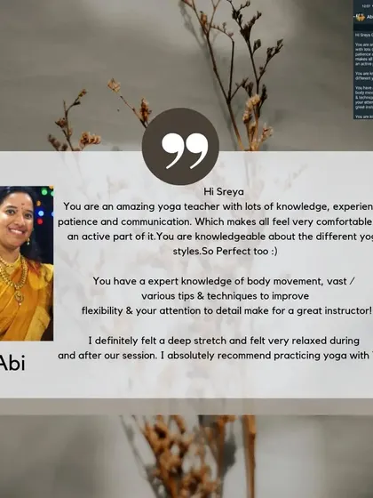 Thank you, Abi, for your kind words. I'm thrilled you felt the benefits of the practice and appreciated the detailed guidance on different yoga styles and body movement.