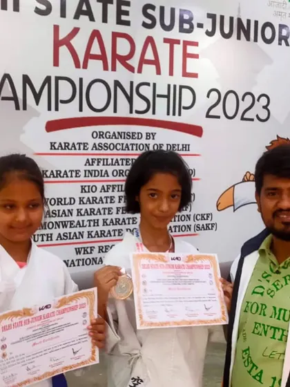 Another one of our proud medalists at the Delhi State Championship. We celebrate every student's achievement, big or small.