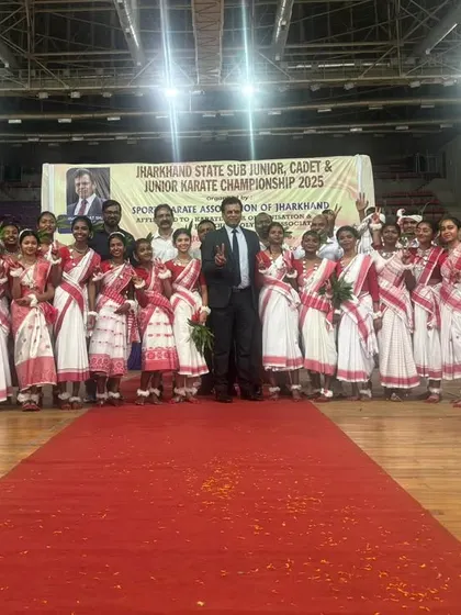 Addressing the participants at the Jharkhand State Championship. It is my duty to travel across the country to motivate and guide athletes at the state level, ensuring talent is nurtured everywhere.