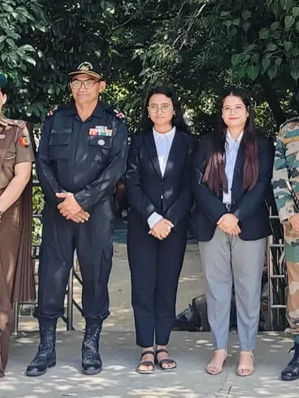 A group photograph after delivering a lecture to NCC cadets. It is an honor to engage with disciplined and motivated young individuals who are the future of our nation.