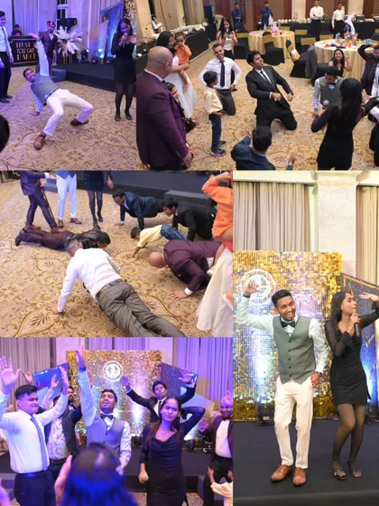 More fun from the dance floor. A themed party is a great opportunity for team building and letting loose, and the Gatsby night was a huge success in bringing people together.