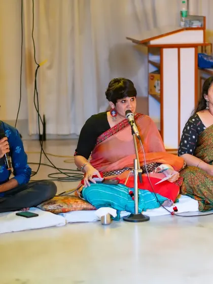 Our live music ensemble that accompanied "Uthara," demonstrating our commitment to live music even for experimental pieces.
