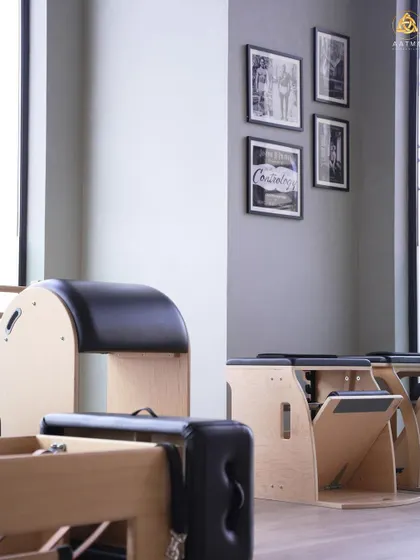 Every corner of the studio, from the equipment layout to the decor, is intentionally designed to create a calm and focused atmosphere for private and duet sessions.