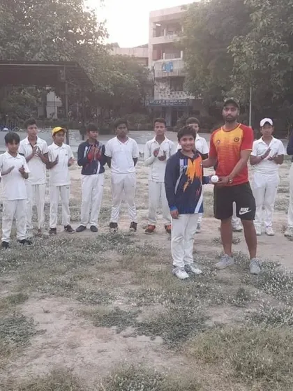 The U-14 team lines up after their victory. This image captures the discipline and team spirit we instill in our players from a young age.