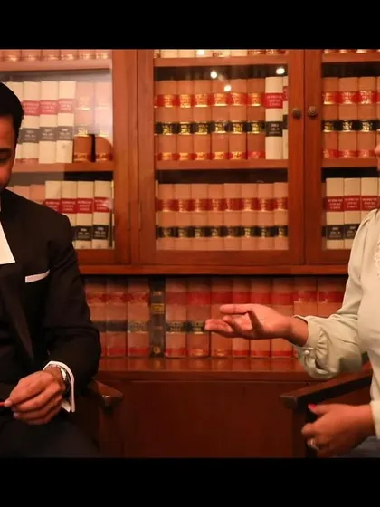 Listening intently as Deepika Narayan Bhardwaj discusses her activism during our interview. Her dedication to justice for men caught in false cases is truly commendable.