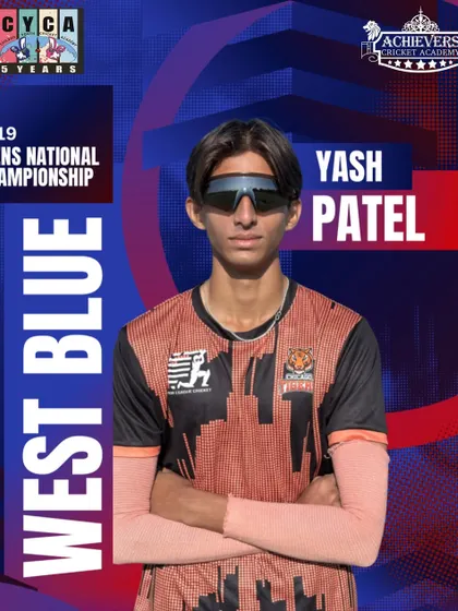 Celebrating Yash Patel from CYCA on his selection in the West Blue squad for the U-19 Men’s Championship. Our global partnership is dedicated to helping players chase their dreams on the big stage.