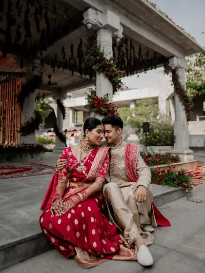A series of romantic and grand portraits from a destination wedding at Amitarasa. We specialize in capturing the epic scale of such venues while keeping the focus on the couple's intimate story.