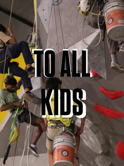A call to all kids. Our team sets routes specifically designed for young climbers, ensuring they are safe, engaging, and perfectly suited to their size and skill level.