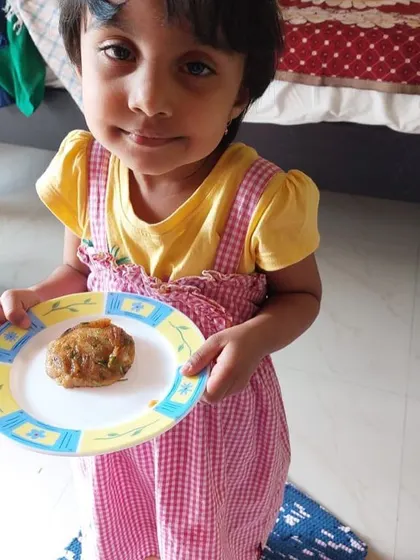 As part of a cookery activity, our children followed a recipe to make delicious Aloo Tikki. They practiced measuring, mixing, and shaping, and were so proud to share the final dish with their families.