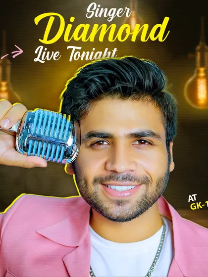 All set for a show in GK-1, Delhi. This poster captures the excitement before hitting the stage.