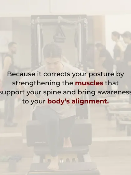 Why is it so effective? Because it corrects your posture by strengthening the muscles that support your spine.