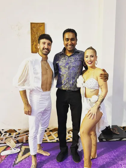 It was an honor to meet and learn from the wonderful Erik and Monika at Vamos Goa. Their workshops, performance, and social dancing energy were truly inspiring.