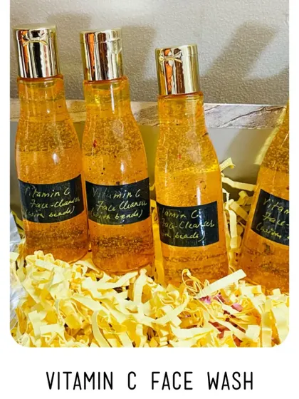 Brighten your day with my Vitamin C Face Wash. It's custom-made to give your skin a fresh, clean, and radiant look.
