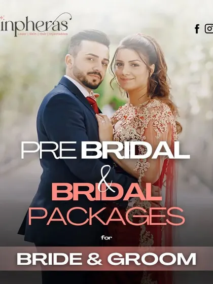 Our pre-bridal and bridal packages are designed for both brides and grooms. We customize every plan to ensure you both radiate confidence as you step into your new chapter together.