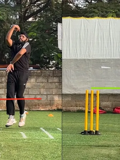 This leg spinner lacked body coordination and usage. We worked on creating a strong load and improving body usage to generate more power, trajectory, and revolutions.