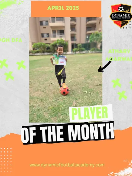 Atharv Singhal, Player of the Month for April 2025.