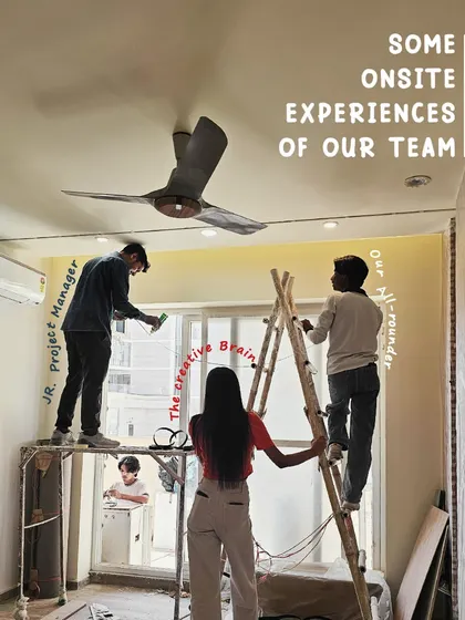A snapshot of our team's on-site experience. From the creative brain directing the work to our project managers and all-rounders, teamwork is what brings our designs to life.
