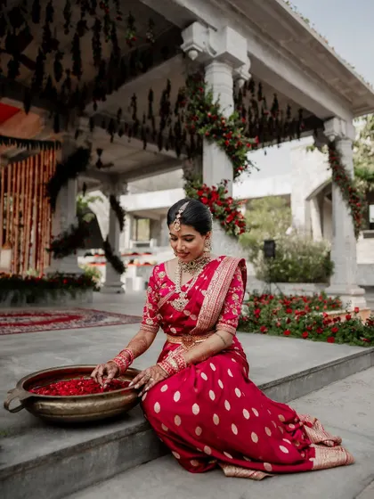 A series of romantic and grand portraits from a destination wedding at Amitarasa. We specialize in capturing the epic scale of such venues while keeping the focus on the couple's intimate story.
