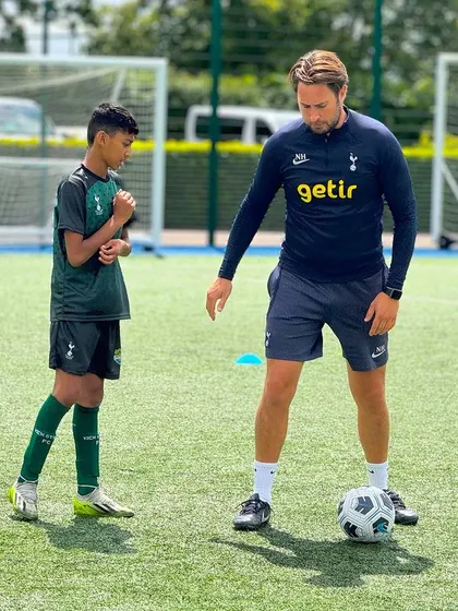 This collection documents our unique partnership, from training sessions with Spurs coaches to stadium tours, highlighting the global opportunities we offer.