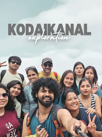 A group selfie capturing the fun and camaraderie of our Kodaikanal trip.